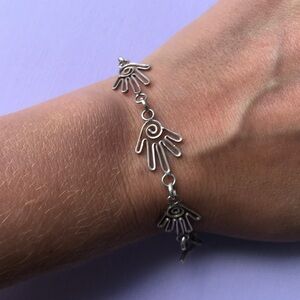 Silver Healing Hands Bracelet